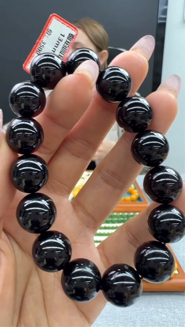 【闪购商品】琥珀手链未镶嵌616秒拍号