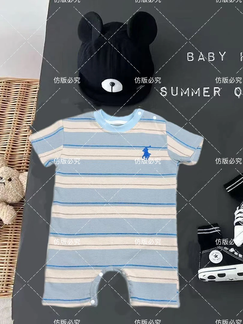 【原创】2025夏季新款条纹连体哈衣