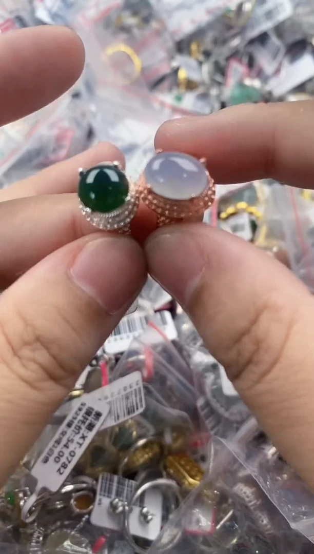 未镶嵌戒指翡翠11     1Q