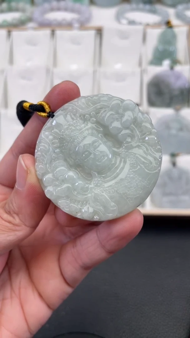 颈饰未镶嵌翡翠天然缅甸翡翠A货430