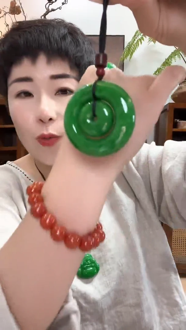 吊坠(赠链)合金翡翠239