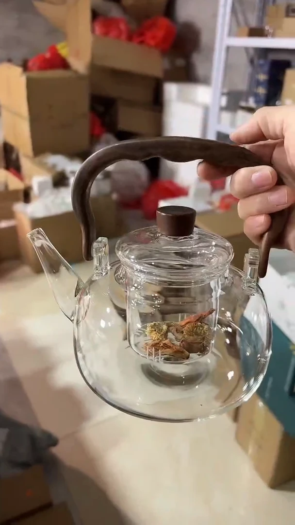 手工艺品琉璃提梁壶  1000毫升