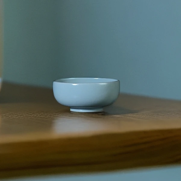天青色汝瓷泡泡碗天青仿古100cc手工制作直播间同价
