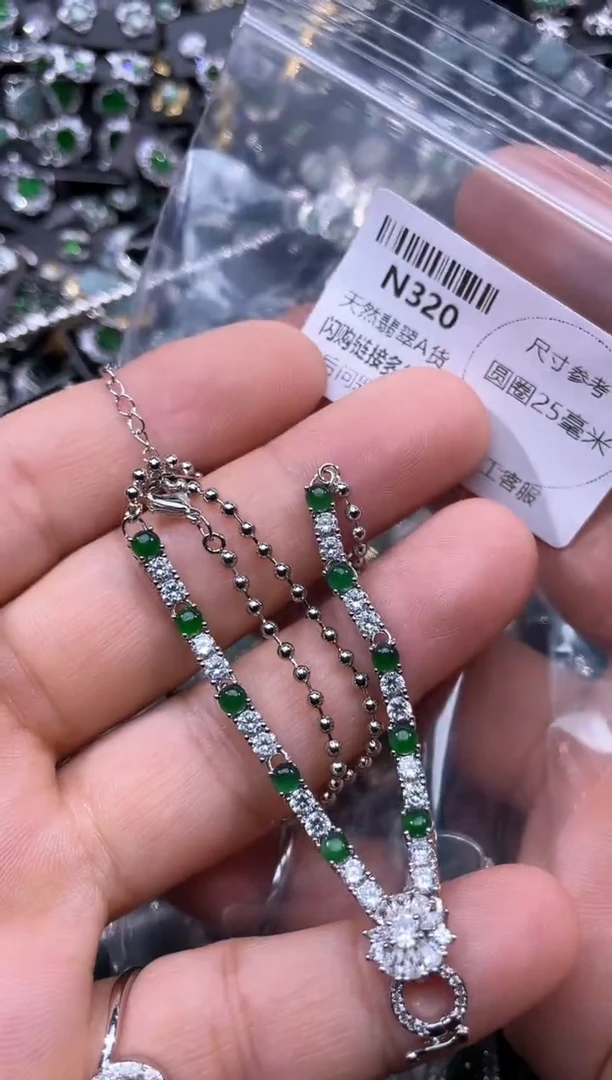 【闪购商品】翡翠颈饰未镶嵌N320项链