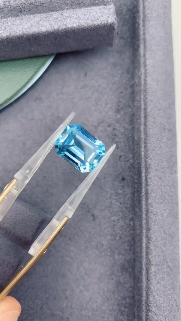 裸石海蓝宝石8.5ct 海蓝宝石 定制