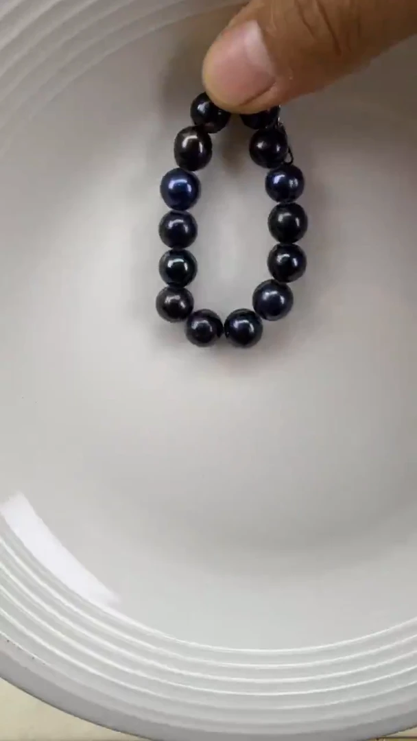 颈饰银S925镀金镶嵌淡水珍珠1