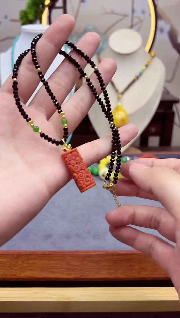 【闪购商品】南红玛瑙颈饰14K金镶嵌x313``````