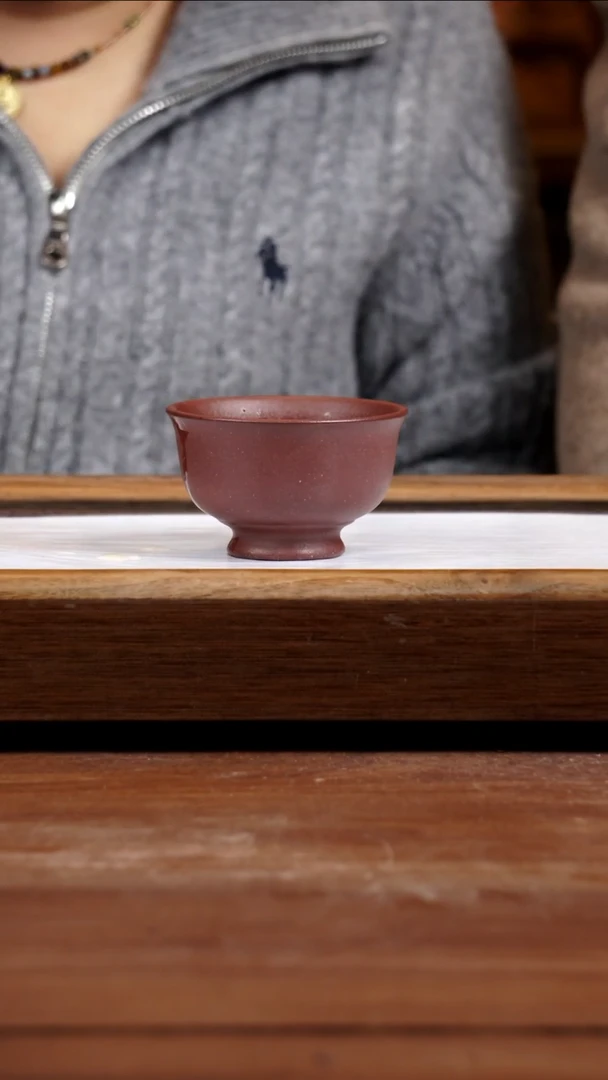 【闪购商品】紫砂茶壶四号井底槽青杯子80CC