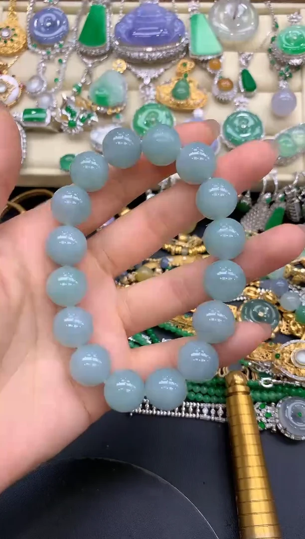 【闪购商品】翡翠手串未镶嵌48-中国好珍宝