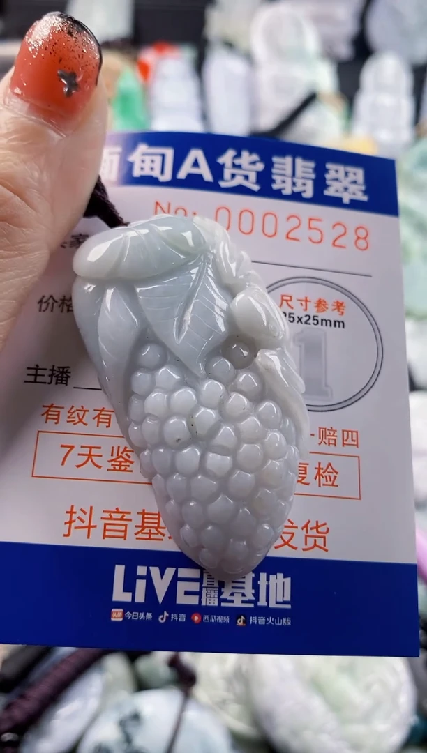 翡翠未镶嵌吊坠(不含链)1