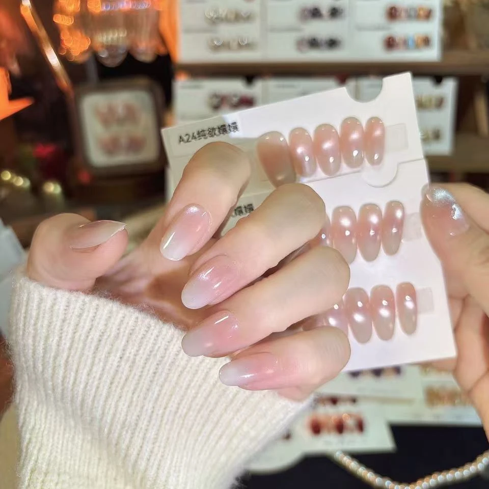 A24【纯欲嬛嬛】新年款纯手工秋冬显白气质穿戴甲