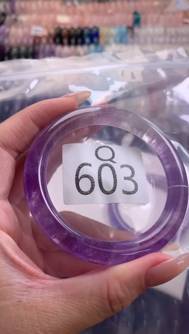 水晶珠宝半成品未镶嵌吉***コ水晶手镯603-56