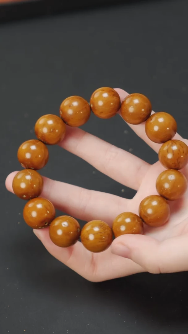 紫金鼠手串纯色光珠16