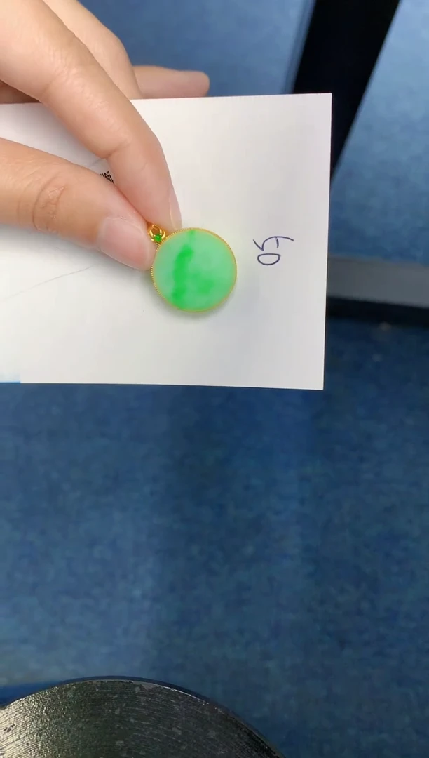 【闪购商品】翡翠颈饰18K金镶嵌000000000