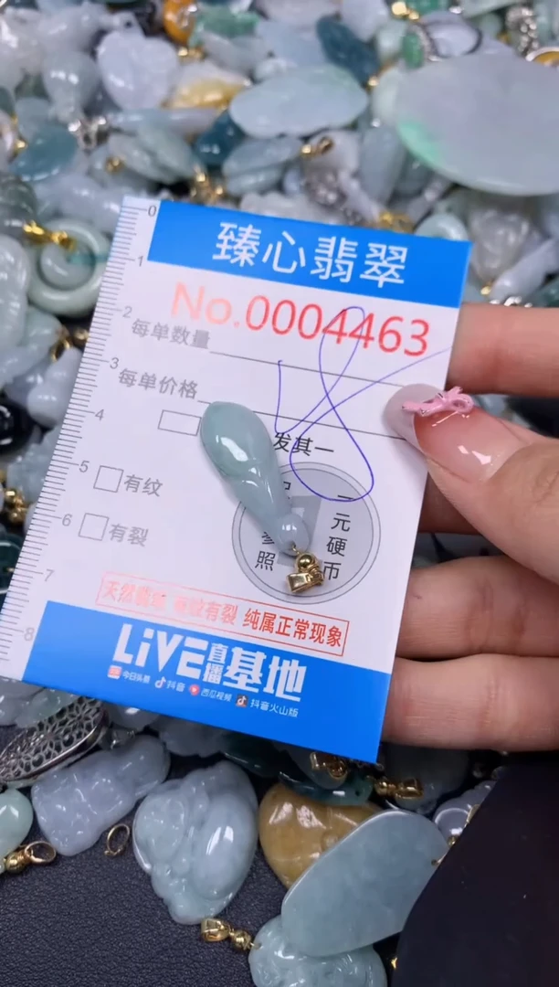 【闪购商品】翡翠颈饰未镶嵌含绳0004463