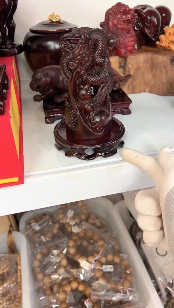 【闪购商品】木孤品725盘龙摆件可做摆件