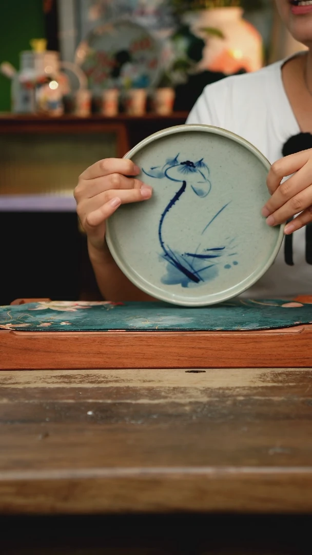 杯景德镇纯手工釉下彩精品茶具水杯