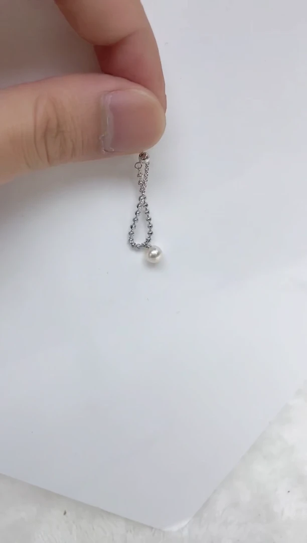 银S925镶嵌海水珍珠戒指海水珍珠戒指