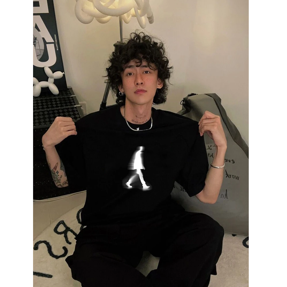 重磅280g美式痞帅短袖男款潮牌宽松夏季国潮男生体恤纯棉半袖