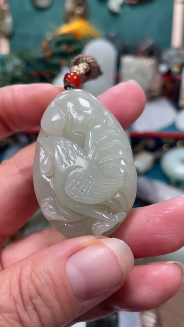 未镶嵌和田玉挂件0074