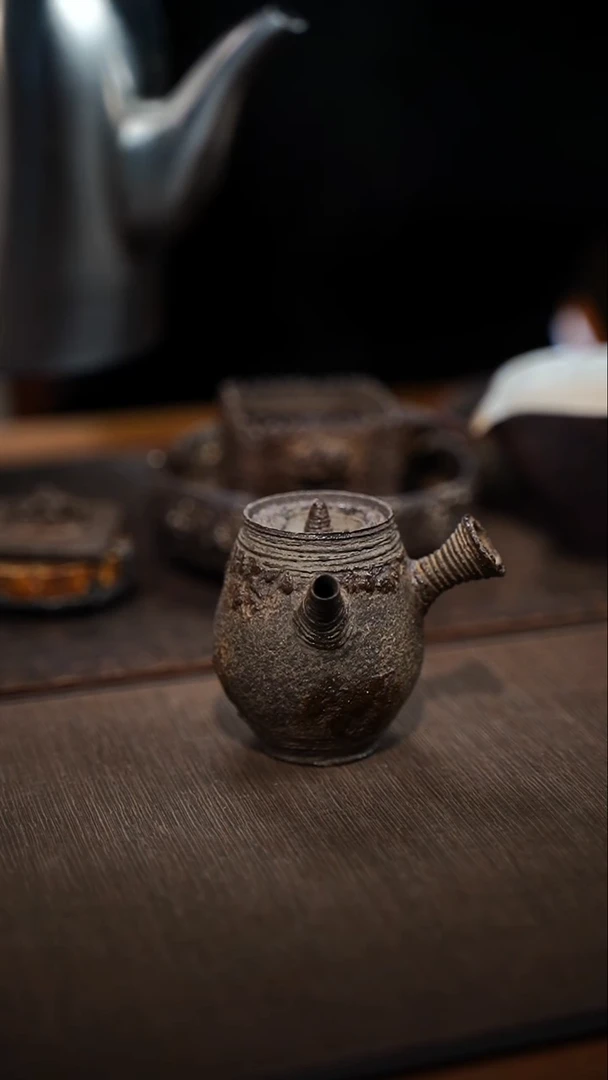 全手工制作 南蛮侧把壶