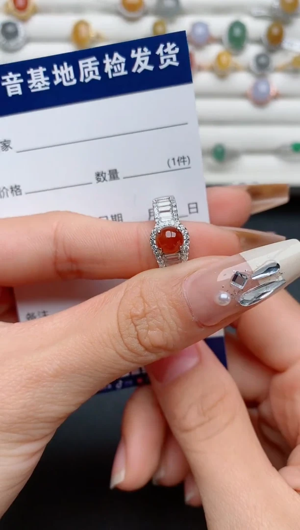 【闪购商品】翡翠戒指银S925镶嵌...........