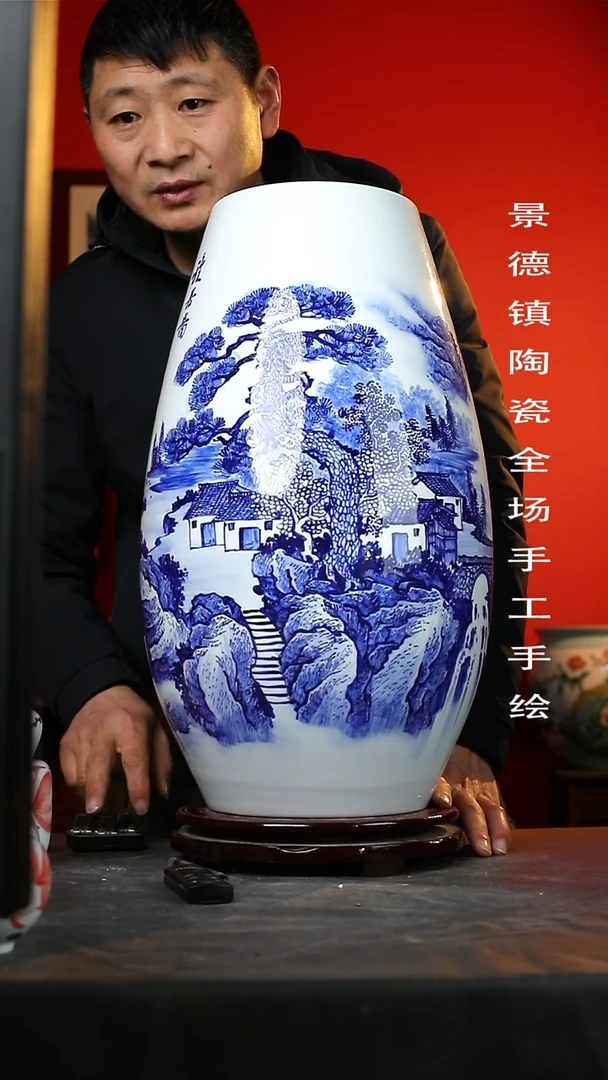 【闪购商品】摆件景德镇陶瓷手工手绘42