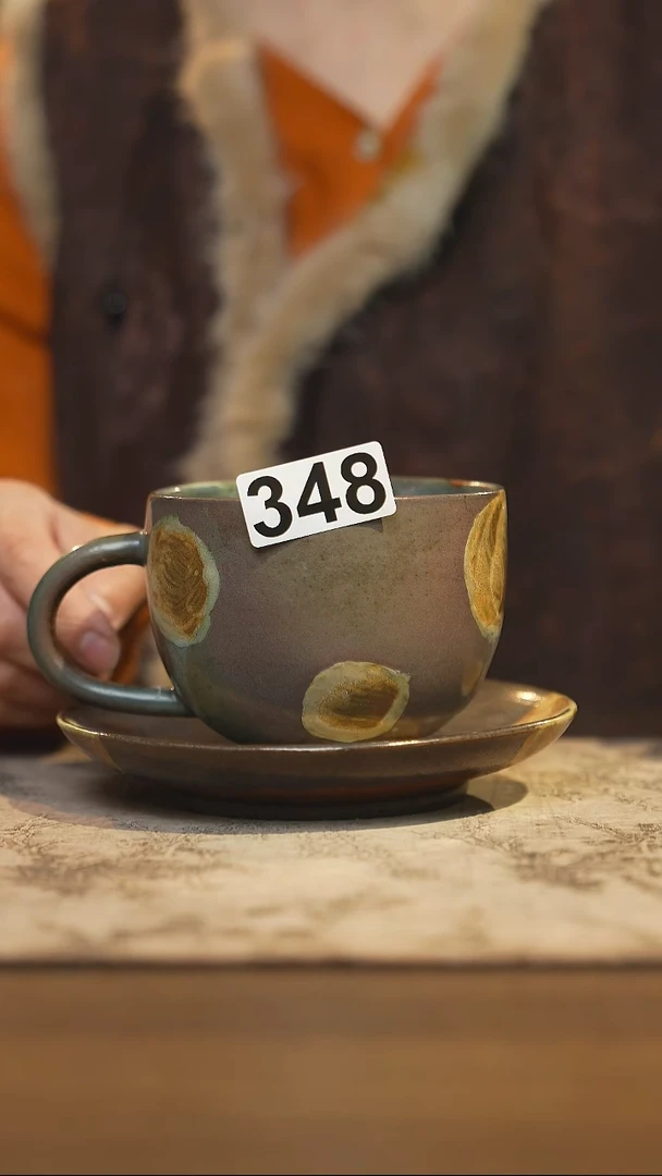 陶瓷茶器茶具马克杯348微瑕
