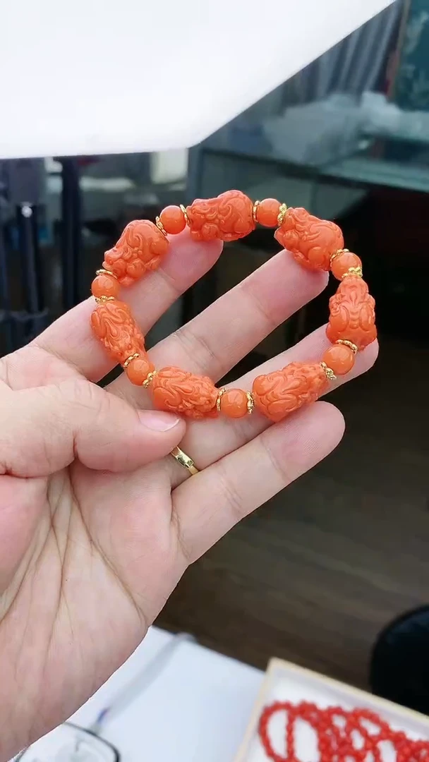 【闪购商品】翡翠手链14K金镶嵌S74手链