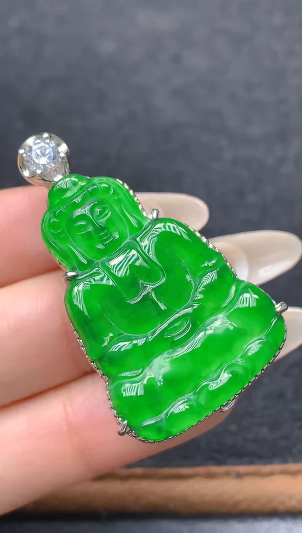 未镶嵌挂件翡翠天然翡翠A货