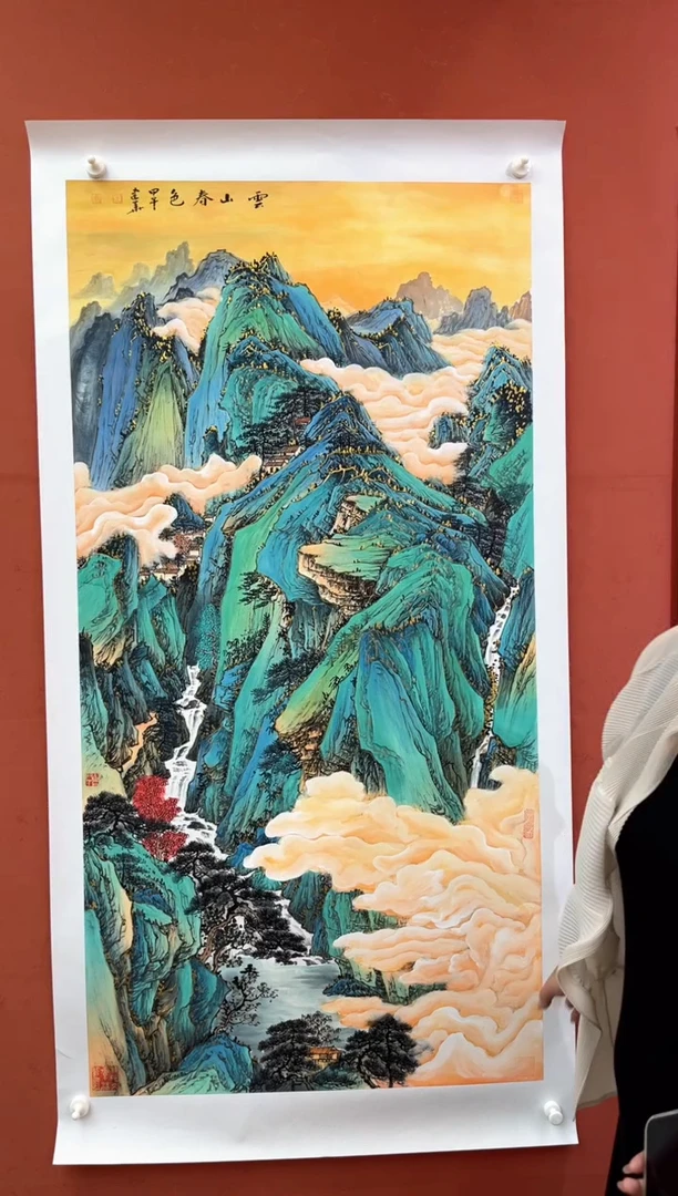 国画王建华老师现场创作 137