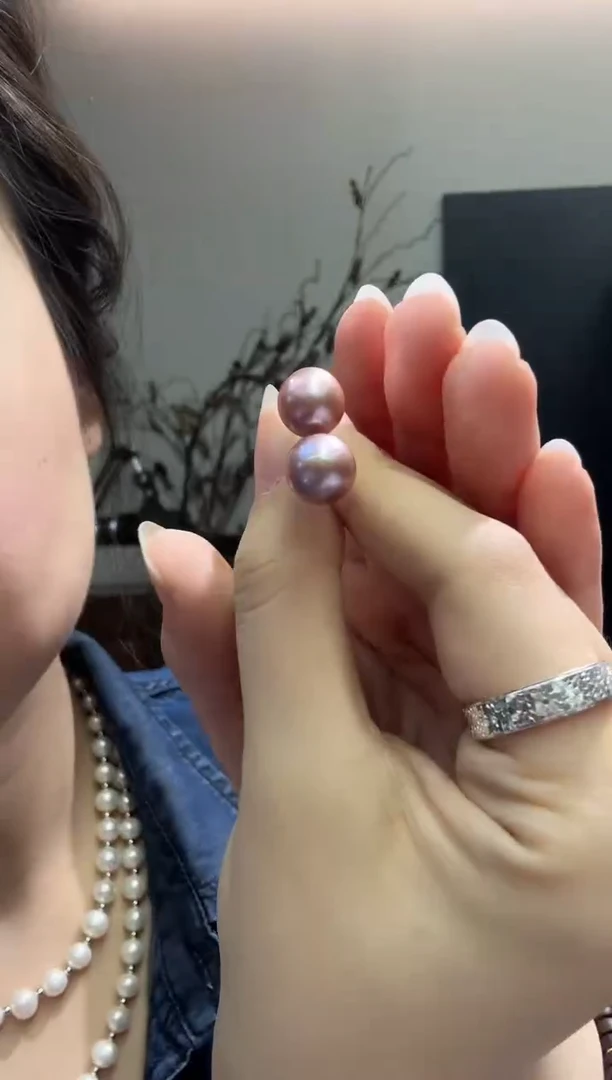 【闪购商品】淡水珍珠耳饰银S925镶嵌X0209-77-25