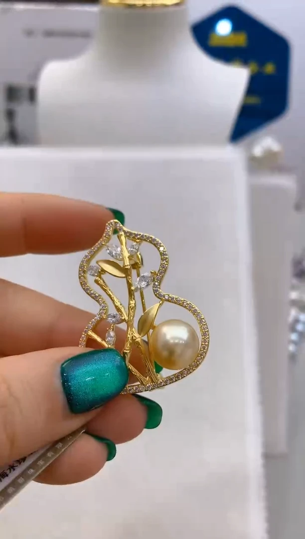 【闪购商品】海水珍珠胸针未镶嵌83