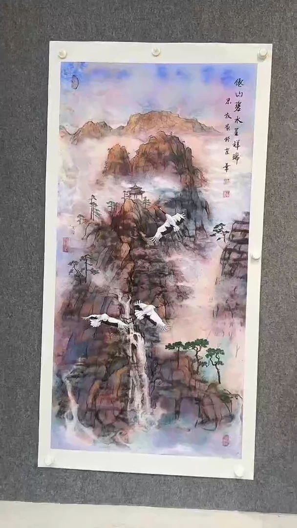 国画王忠权-8平尺-花鸟国画