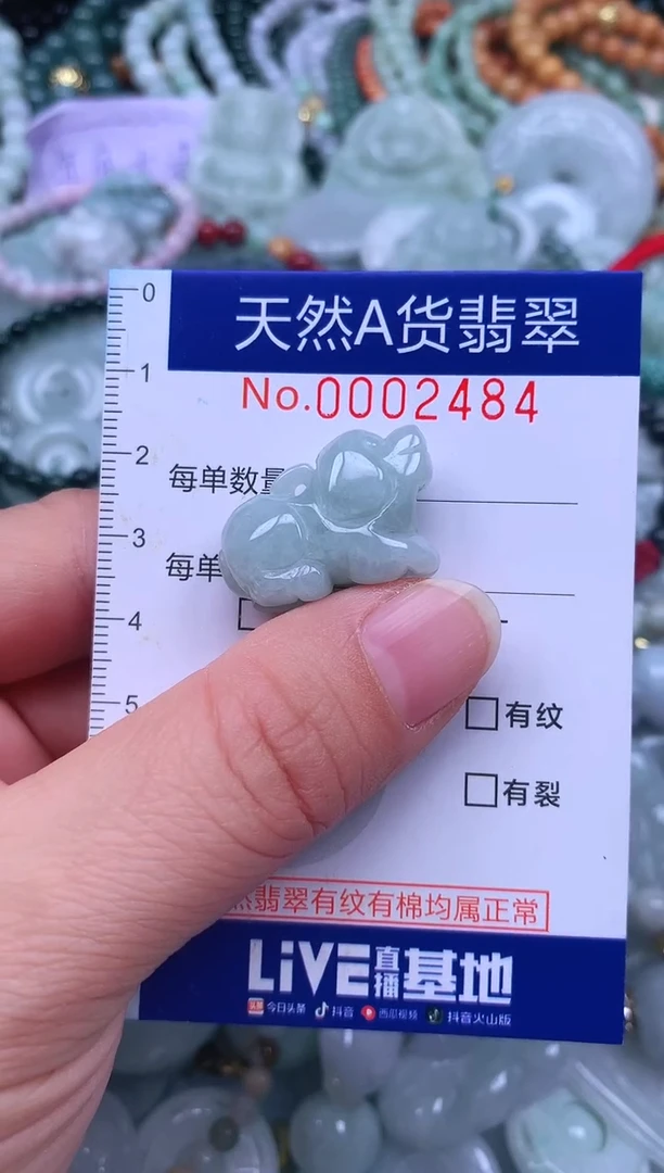 颈饰未镶嵌翡翠天然翡翠