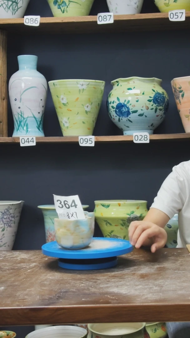 陶瓷景德镇花盆364