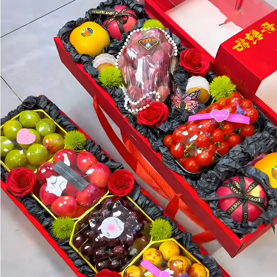 FEIANG/菲昂通用透明水果礼盒创意设计适合混搭送礼