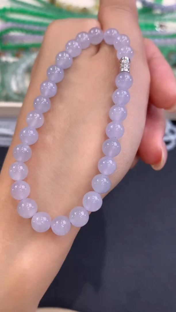 未镶嵌手串翡翠w57多样性一件发货紫货有色差