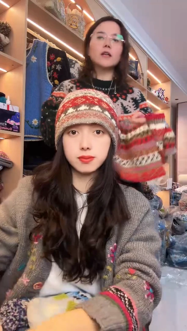 羊毛百羊毛明星同款冷帽