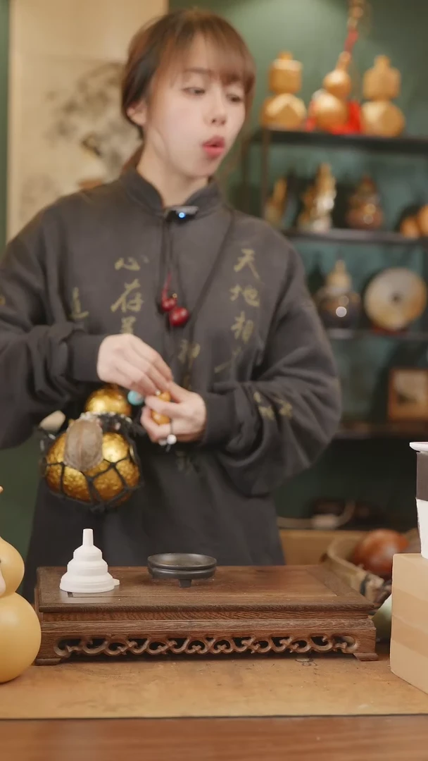 【闪购商品】310号精品天然大漆工艺防渗内胆酒葫芦~