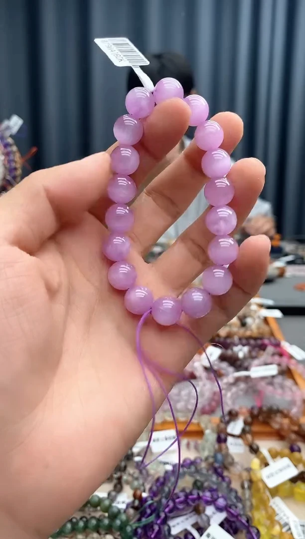 水晶手链未镶嵌紫锂