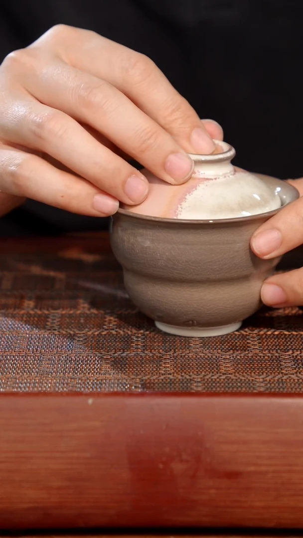 陶瓷奢瓷/瑞寅柴烧茶器（盖碗）485