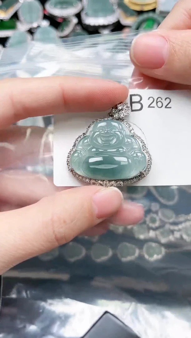 【闪购商品】翡翠颈饰未镶嵌262赠皮绳