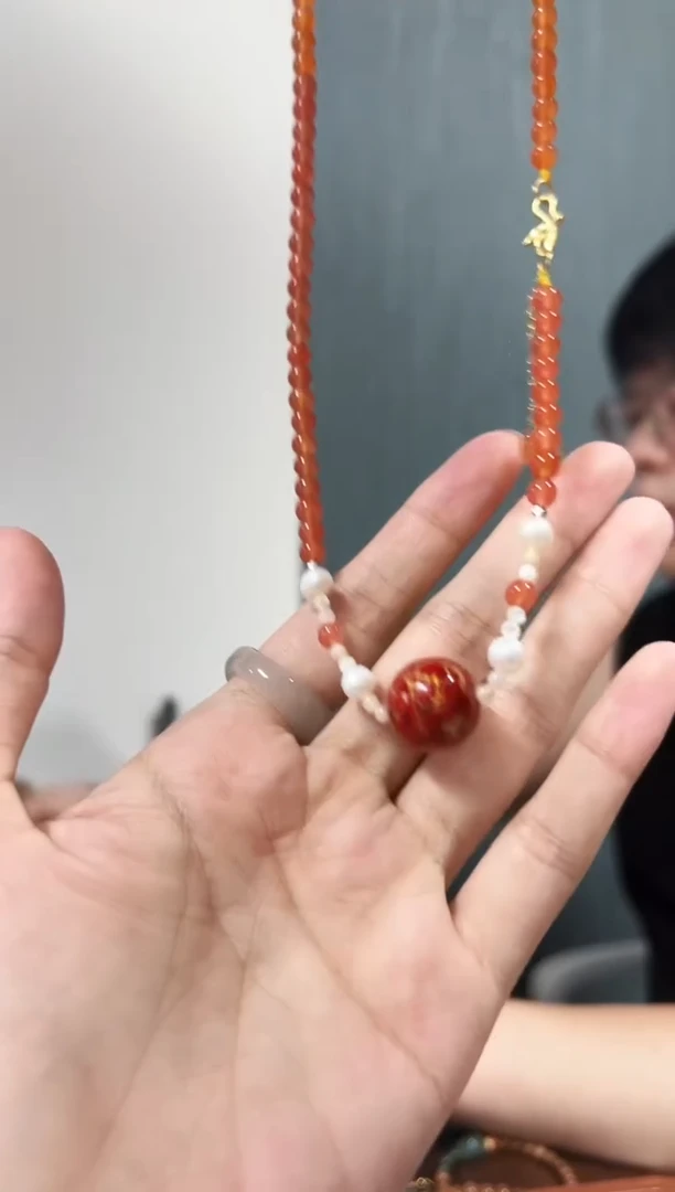 降真香手串/手链冰飘搭大漆锁骨链