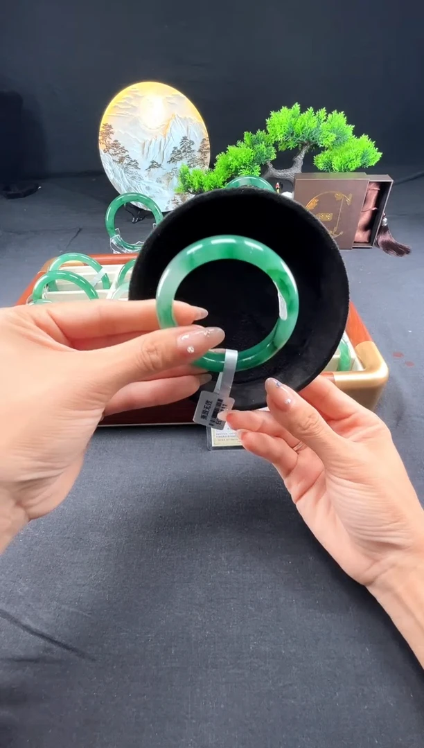 未镶嵌手镯石英质玉（非洲翠）真品上等纯天然非洲翠玉手镯石英质玉