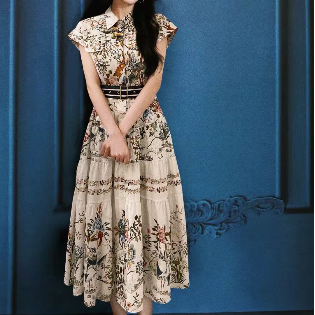 巴布哪贝贝夏季网红连衣裙气质时尚1183