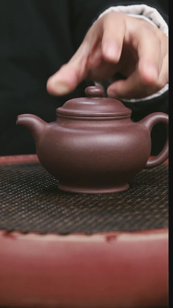 茶壶紫砂高砂老紫泥大亨掇只310CC