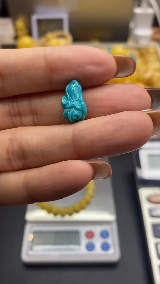 未镶嵌绿松石珠宝奇石1030