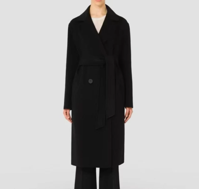 M家（源）25年秋冬新款羊毛羊绒混纺大衣A2339