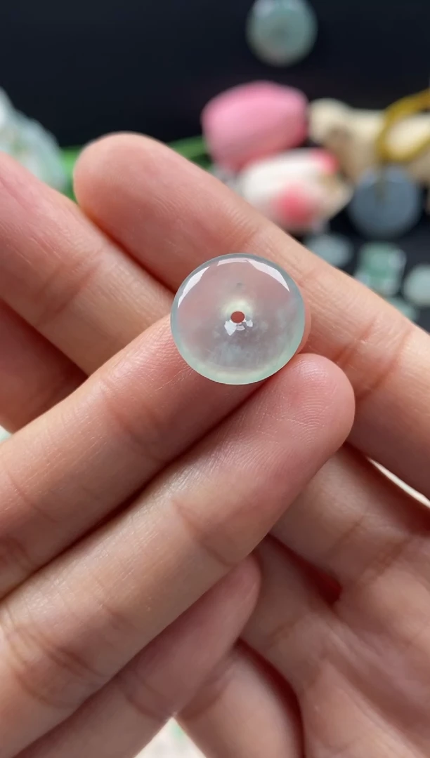 【闪购商品】翡翠颈饰未镶嵌翡翠冰种平安扣